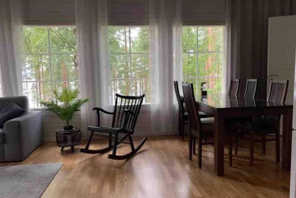 Elegant Villa On The Shore Of Lake Saimaa Lappeenranta Kültér fotó